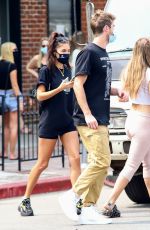 CHANTEL JEFFRIES and Drew Taggert at Farmers Market in Los Angeles 09/13/2020