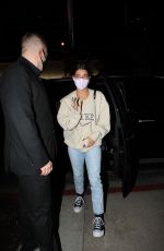 CHARLI D\AMELIO Arrives at Alex Warren