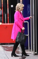 CHARLOTTE HAWKINS Arrives at Classic FM in London 09/25/2020