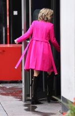 CHARLOTTE HAWKINS Arrives at Classic FM in London 09/25/2020