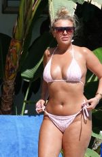 CHLOE FERRY and BETHAN KERSHAW in Bikinis at a Pool in Spain 09/03/2020