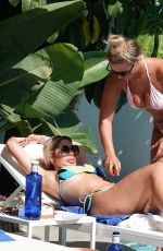 CHLOE FERRY and BETHAN KERSHAW in Bikinis at a Pool in Spain 09/03/2020