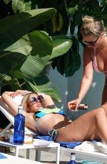 CHLOE FERRY and BETHAN KERSHAW in Bikinis at a Pool in Spain 09/03/2020