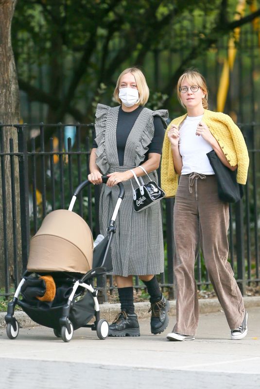 CHLOE SEVIGNY Out with her Baby and Friend in New York 09/22/2020
