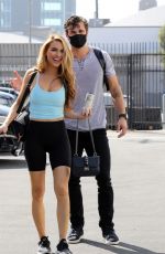CHRISHELL STAUSE and Gleb Savchenko at DWTS Studio in Los Angeles 09/20/2020