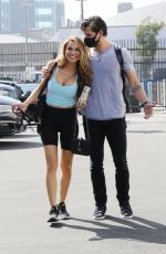 CHRISHELL STAUSE and Gleb Savchenko at DWTS Studio in Los Angeles 09/20/2020