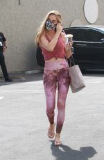 CHRISHELL STAUSE Arrives at DWTS Studio in Los Angeles 09/18/2020
