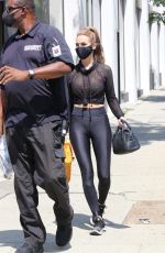 CHRISHELL STAUSE Leaves a Dance Studio in Los Angeles 09/04/2020