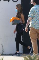 CHRISHELL STAUSE Leaves DWTS Rehersal in Los Angeles 09/02/2020