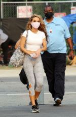 CHRISHELL STAUSE Leaves DWTS Rehersal in Los Angeles 09/09/2020