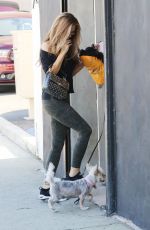 CHRISHELL STAUSE Out with her Dog in Los Angeles 09/05/2020