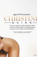 CHRISTINE QUINN in Maxim Magazine, Australia October 2020