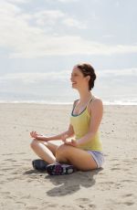 CHYLER LEIGH Workout at a Beach
