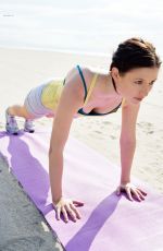 CHYLER LEIGH Workout at a Beach