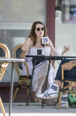 CLAIRE FOY Out for Coffee in Hampstead 09/14/2020