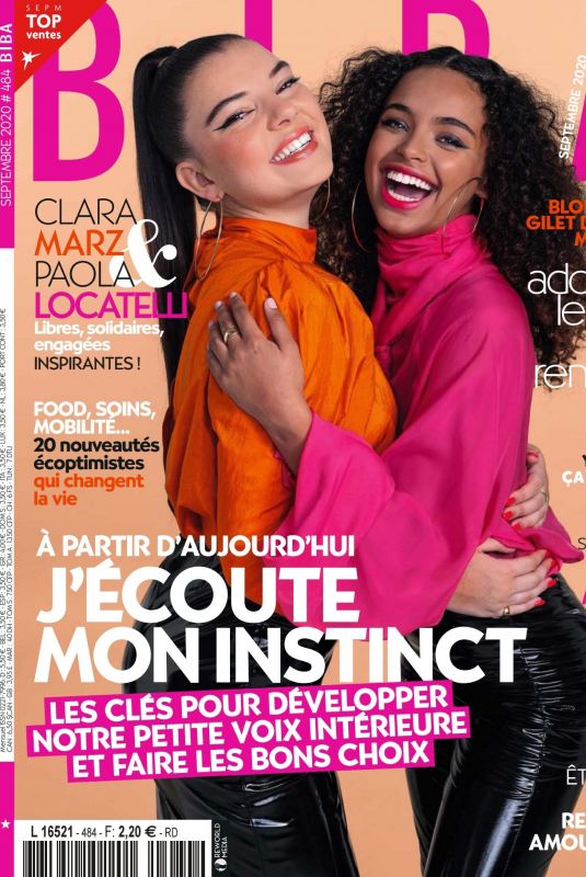 CLARA MARZ and PAOLA LOCATELLI in Biba Magazine, September 2020