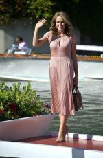 CLAUDIA GERINI Arrives at Excelsior Hotel in Venice 09/08/2020
