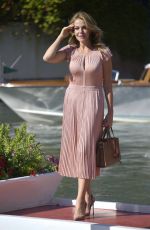 CLAUDIA GERINI Arrives at Excelsior Hotel in Venice 09/08/2020