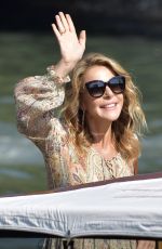 CLAUDIA GERINI Arrives at Hotel Excelsior in Venice 09/05/2020