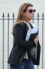 COLEEN ROONEY Leaves a Hair Salon in Cheshire 09/04/2020