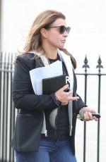 COLEEN ROONEY Leaves a Hair Salon in Cheshire 09/04/2020