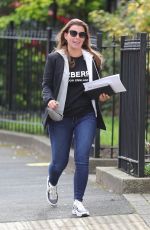 COLEEN ROONEY Leaves a Hair Salon in Cheshire 09/04/2020