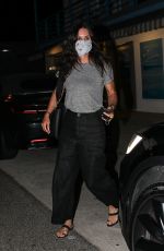 COURTENEY COX Out for Dinner in Santa Monica 08/26/2020
