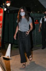 COURTENEY COX Out for Dinner in Santa Monica 08/26/2020