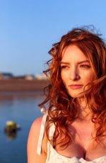 DAKOTA BLUE RICHARDS at a Photoshoot on the Beach, September 2020