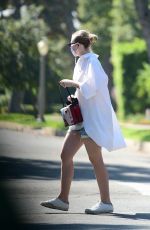 DAKOTA FANNING Drive Her New Porsche Out in Los Angeles 09/25/2020