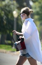 DAKOTA FANNING Drive Her New Porsche Out in Los Angeles 09/25/2020