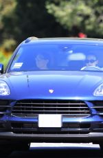 DAKOTA FANNING Drive Her New Porsche Out in Los Angeles 09/25/2020