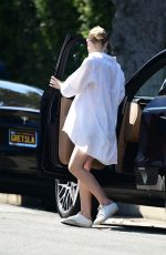 DAKOTA FANNING Drive Her New Porsche Out in Los Angeles 09/25/2020