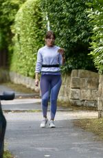 DAVINA MCCALL Out Jogging at a Country Park in Kent 09/01/2020