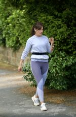 DAVINA MCCALL Out Jogging at a Country Park in Kent 09/01/2020
