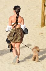 DEMI ROSE in Bikini Out with Her Dog at a Beach in Spain 09/07/2020