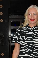 DENISE VAN OUTEN Leaves Proud Embankment in London 08/31/2020