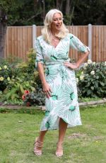 DENISE VAN OUTEN on the Set of The Only Way is Essex 09/06/2020