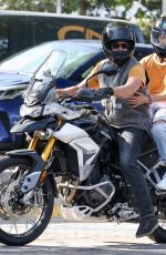 DIANE KRUGER and Norman Reedus Riding a Motorcycle Out in Malibu 09/03/2020