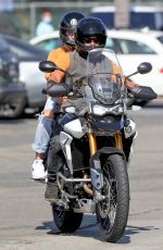DIANE KRUGER and Norman Reedus Riding a Motorcycle Out in Malibu 09/03/2020