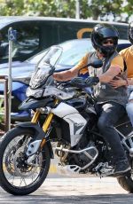 DIANE KRUGER and Norman Reedus Riding a Motorcycle Out in Malibu 09/03/2020