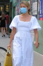 DIANNA AGRON Wearing a Mask Out in New York 09/03/2020 