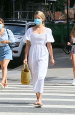 DIANNA AGRON Wearing a Mask Out in New York 09/03/2020 