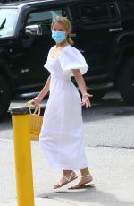 DIANNA AGRON Wearing a Mask Out in New York 09/03/2020 