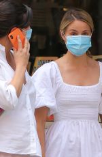 DIANNA AGRON Wearing a Mask Out in New York 09/03/2020 