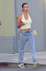 DRAYA MICHELE Arrives at a Restaurant in Los Feliz 09/20/2020