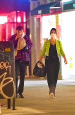 DUA LIPA and Anwar Hadid Out for Dinner in New York 09/21/2020