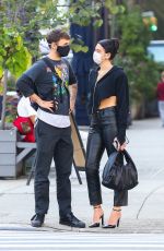 DUA LIPA and Anwar Hadid Out in New York 09/28/2020