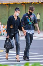 DUA LIPA and Anwar Hadid Out in New York 09/28/2020