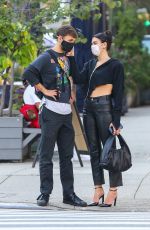 DUA LIPA and Anwar Hadid Out in New York 09/28/2020